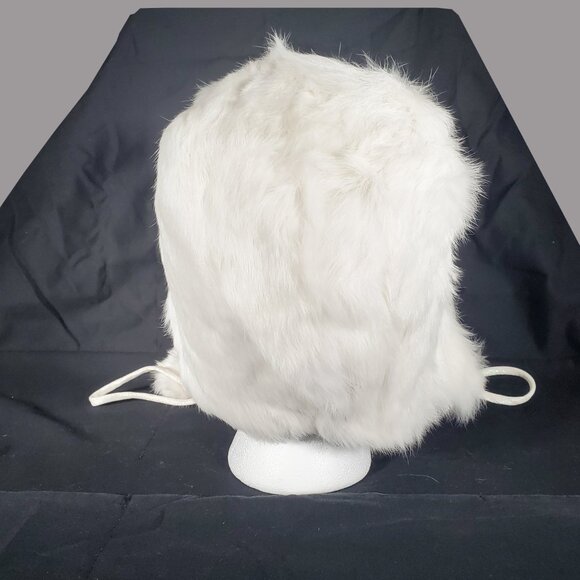 Like New Vintage Handmade Genuine Rabbit Pom-pom Drawstring Hood main image 5